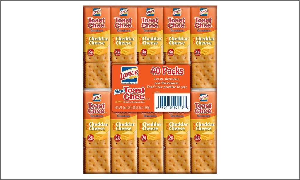 Picture of 40 pack lance chee cheedar biscuits