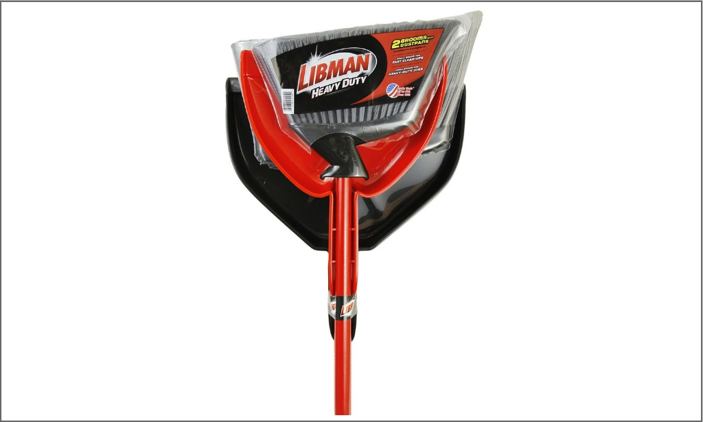 Libman Heavy Duty Brooms with Dustpans