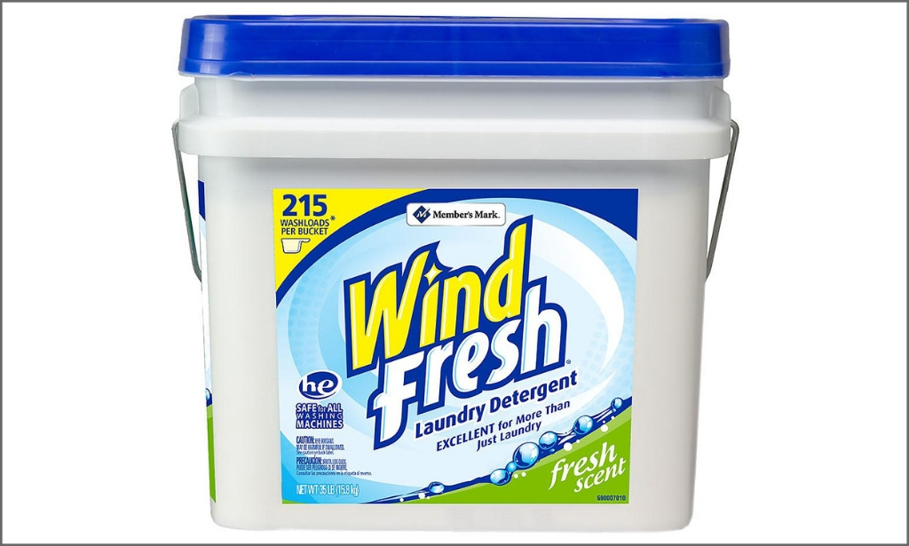 Wind Fresh Laundry Detergent 35 pound bucket