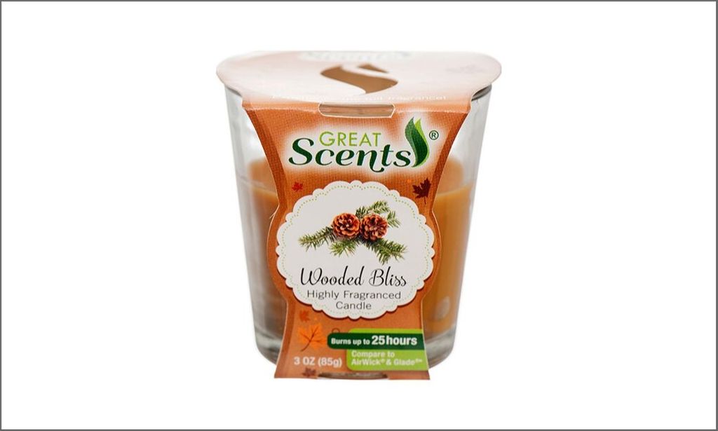 Picture of Great Scents candle - Wooded Bliss